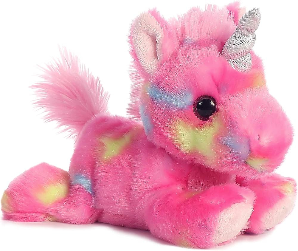 Aurora® Vibrant Bright Fancies™ Jellyroll Unicorn™ Stuffed Animal - Eye-Catching Fun - Delig... | Amazon (US)