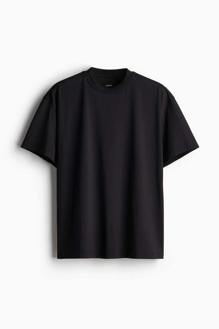 H & M - Loose Fit Sports Shirt in DryMove - Black | H&M (US + CA)