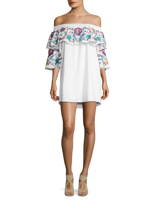 Cathy Embroidered Dress | Saks Fifth Avenue