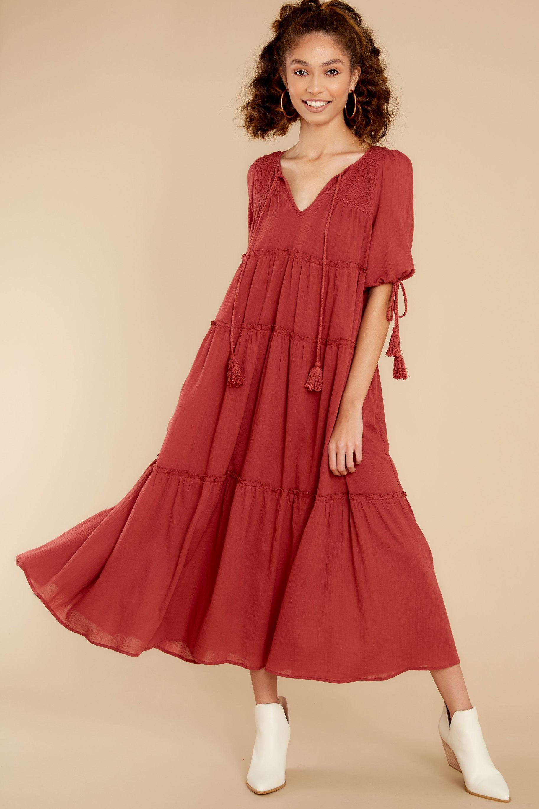 Isn't She Lively Wine Maxi Dress | Red Dress 