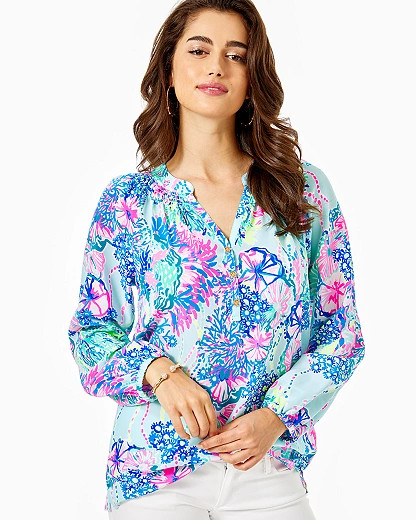 Lilly Pulitzer Elsa Silk Top | Lilly Pulitzer