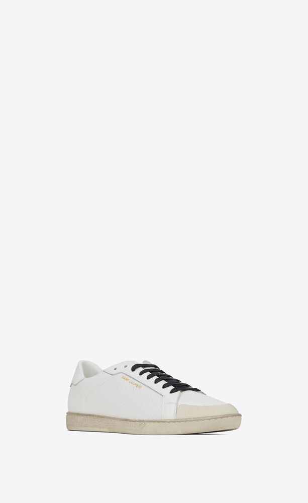 court classic sl/39 sneakers in perforated leather | Saint Laurent Inc. (Global)