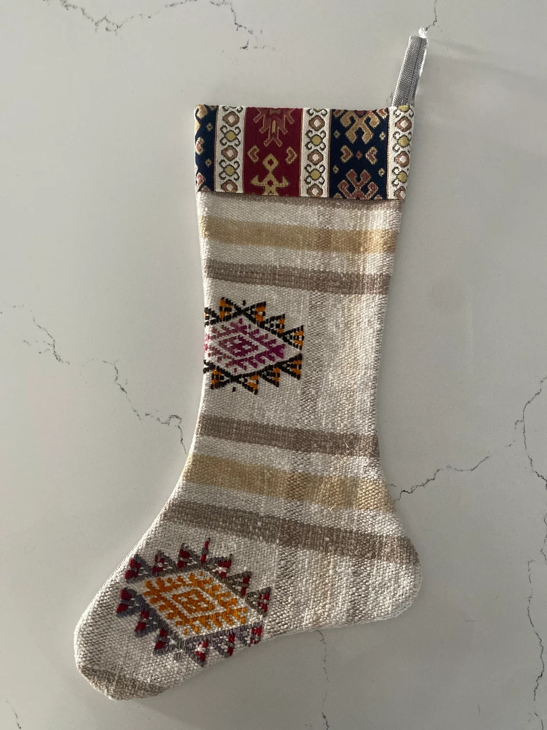 Vintage Turkish Rug/Kilim Christmas Stocking • Christmas Decor • Christmas Gift | Etsy (US)