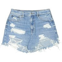 American Eagle Outfitters Denim Shorts: Blue Bottoms - Size 4 | ThredUp (US)