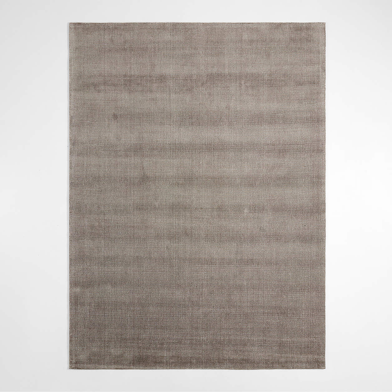 Vaughn Performance Wool-Blend Handwoven Grey Area Rug 9'x12' + Reviews | Crate & Barrel | Crate & Barrel