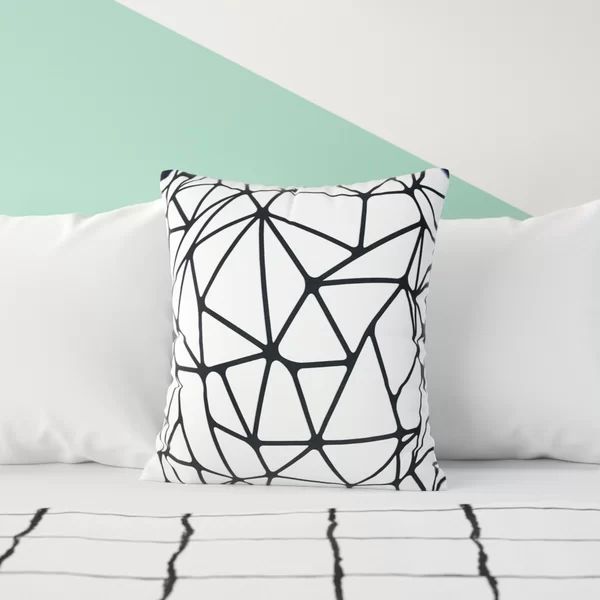 Raleigh Geometric 18" Throw Pillow Cover | Wayfair North America