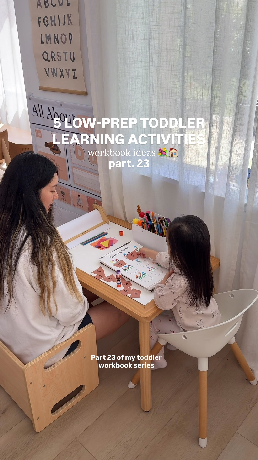 this one practices our counting, letters and fine motor skills. this girl is always so focused when doing workbook activities! #toddleractivities #toddlermom 

#LTKKids #LTKmorningroutine #LTKmomlife