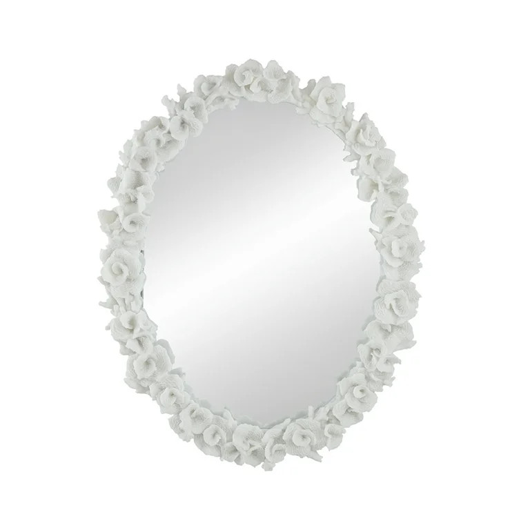 A&B Home Coral Mirror - 27.5"W x 3"L x 35.5"H - White - Walmart.com | Walmart (US)