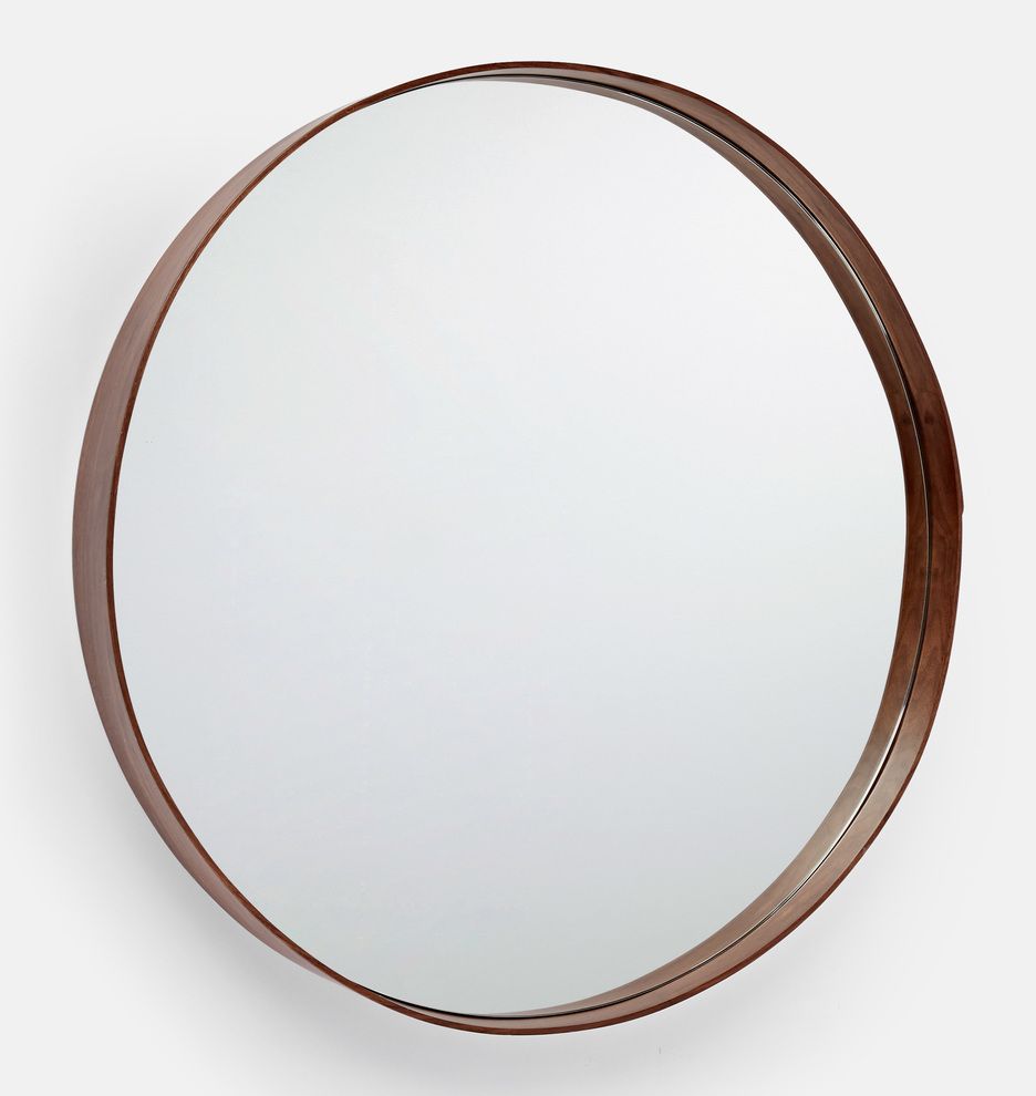 Bentwood Round Wood Mirror | Rejuvenation