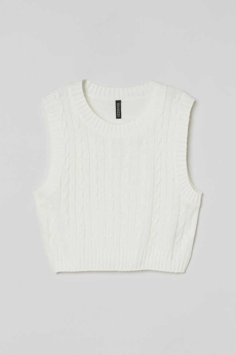 Crop Sweater Vest | H&M (US + CA)