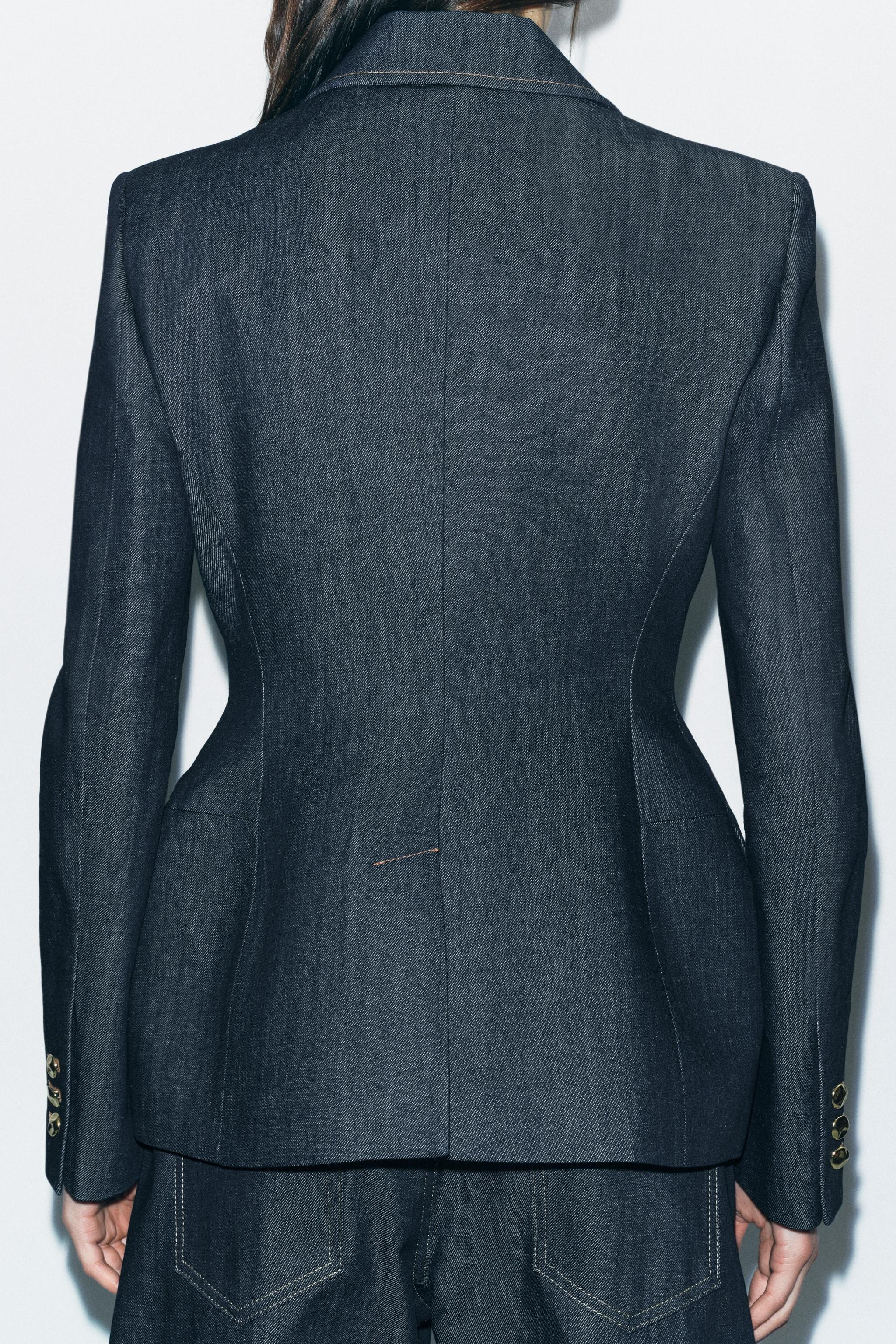 ZW COLLECTION DENIM BLAZER | Zara UK