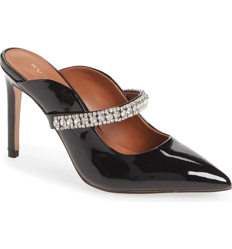 Duke Crystal Strap Pointed Toe Mule | Nordstrom Canada