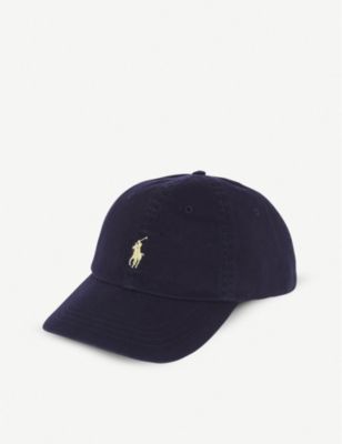 POLO RALPH LAUREN Logo-embroidered cotton cap | Selfridges