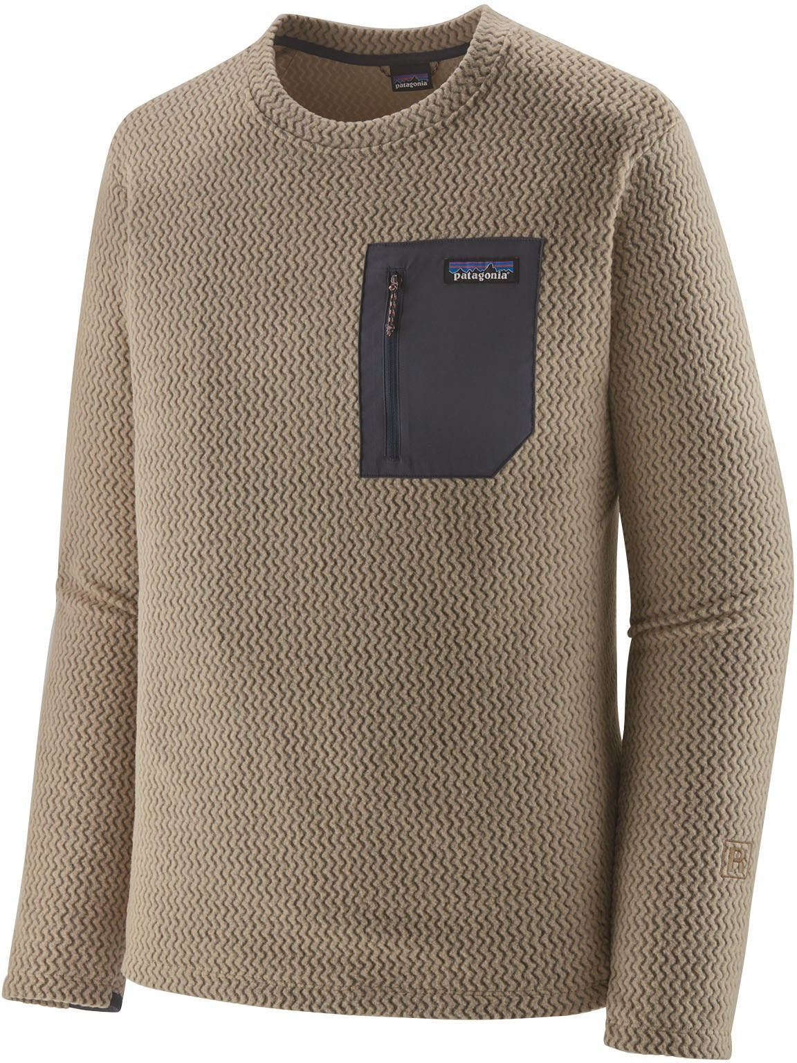 Patagonia Men's R1 Air Crew Fleece Pullover Khaki S | REI