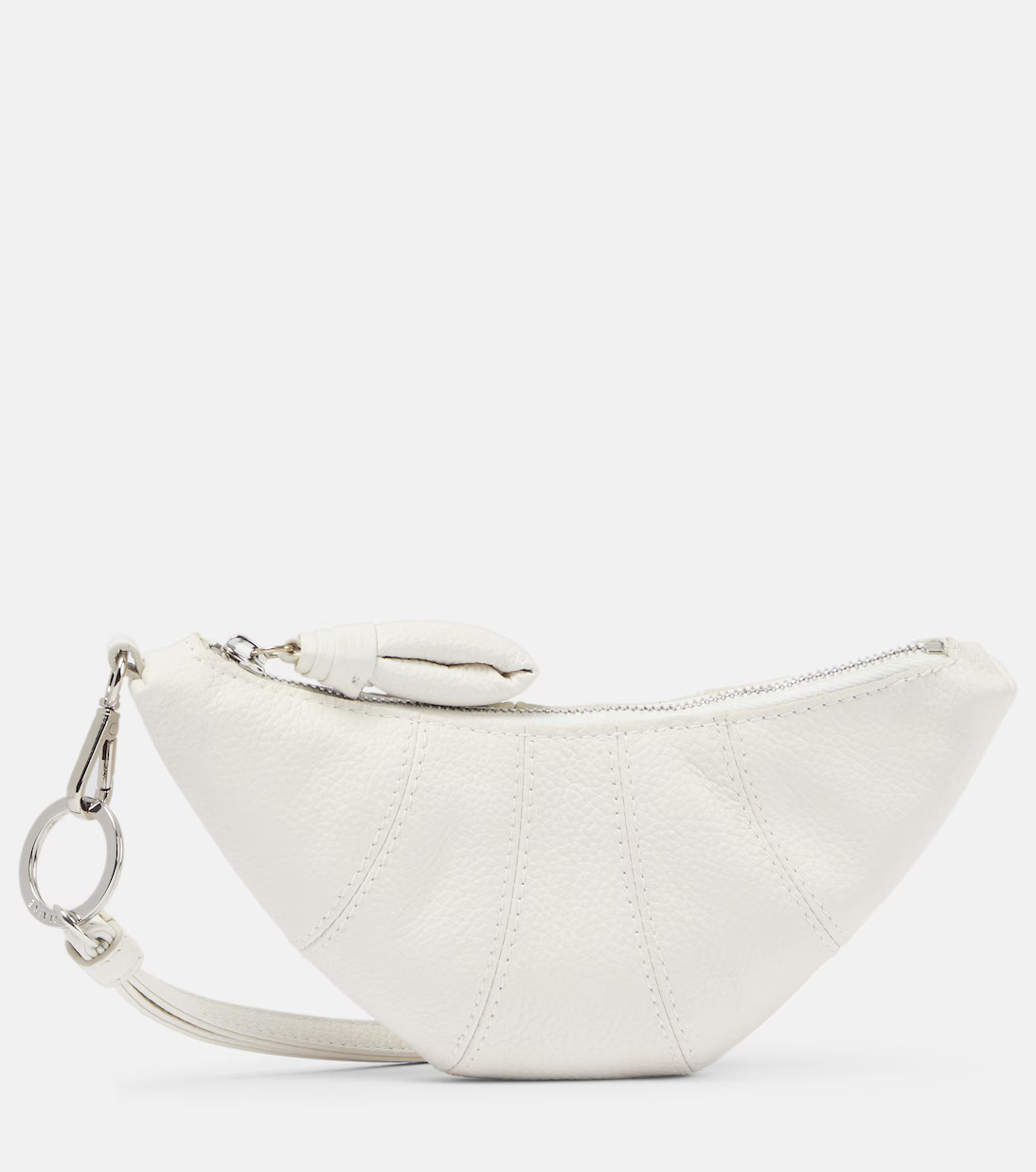 Croissant 레더 스트랩 코인 파우치 | Mytheresa (INTL)