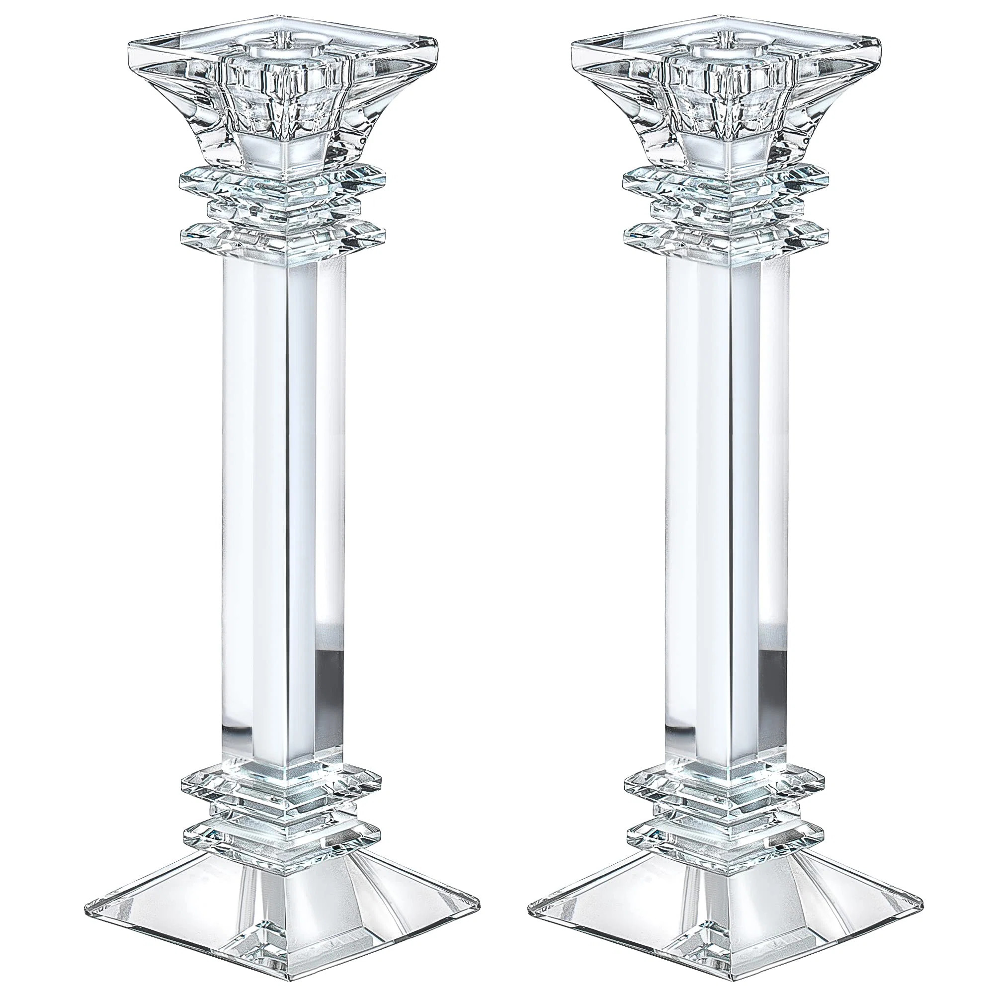 Lead Free Crystal Tabletop Candlestick | Wayfair North America