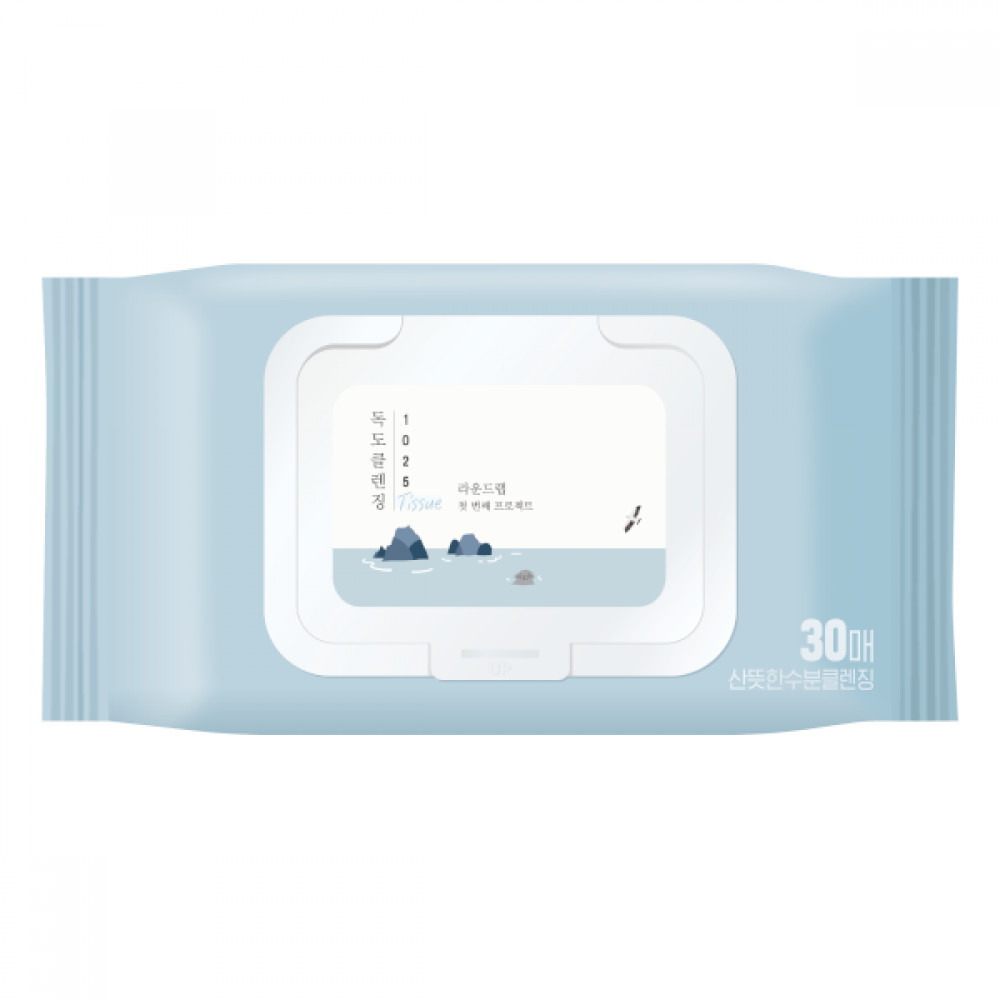 Round Lab - 1025 Dokdo Cleansing Tissue - 178g (30ea) | STYLEVANA