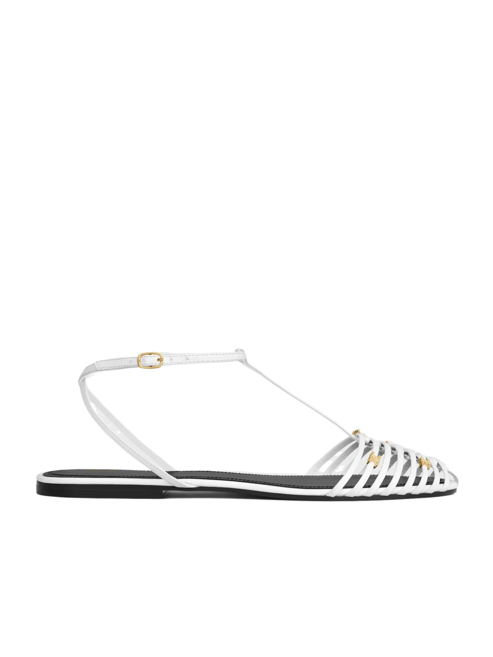 CAGE FLAT SANDAL IN GOATSKIN | Senser US