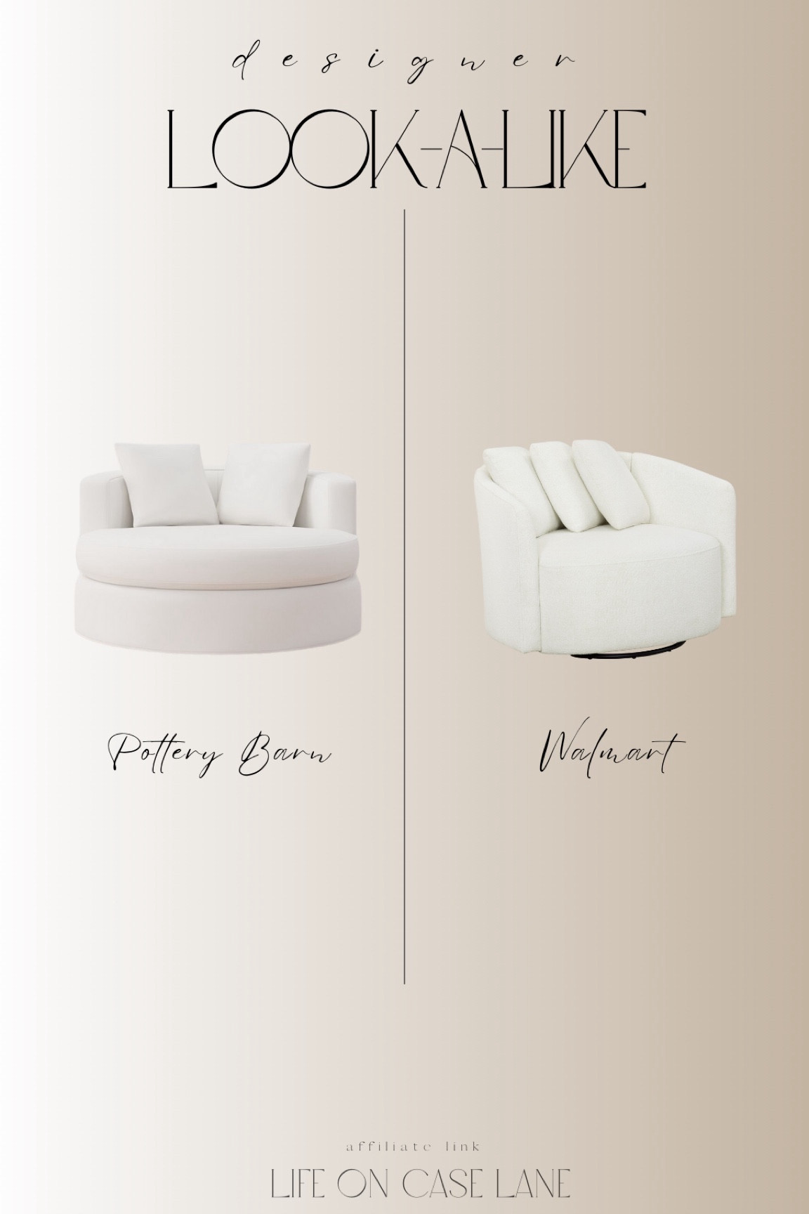 Pottery Barn swivel chair dupe - accent chair, Walmart viral swivel chair 

#LTKhome