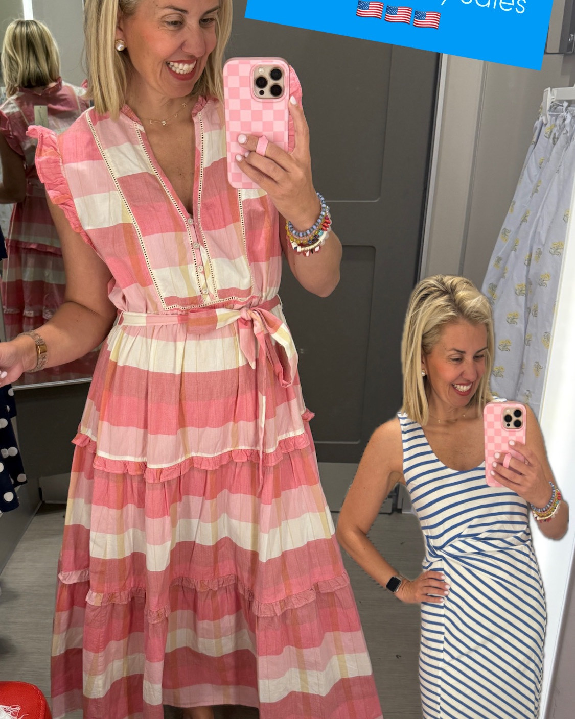 Y’alls favorites from all the Memorial Day sales so far! Incredible deals on closet keepers! ￼
Mersea - 20% off sitewide 35% off sale items
Spanx - code WHITESALE 30% off select pieces 
Sunshine Tienda - 20% off sitewide 
Allie + Bess - code SUMMER 30% off

#LTKSaleAlert #LTKSwim #LTKSeasonal