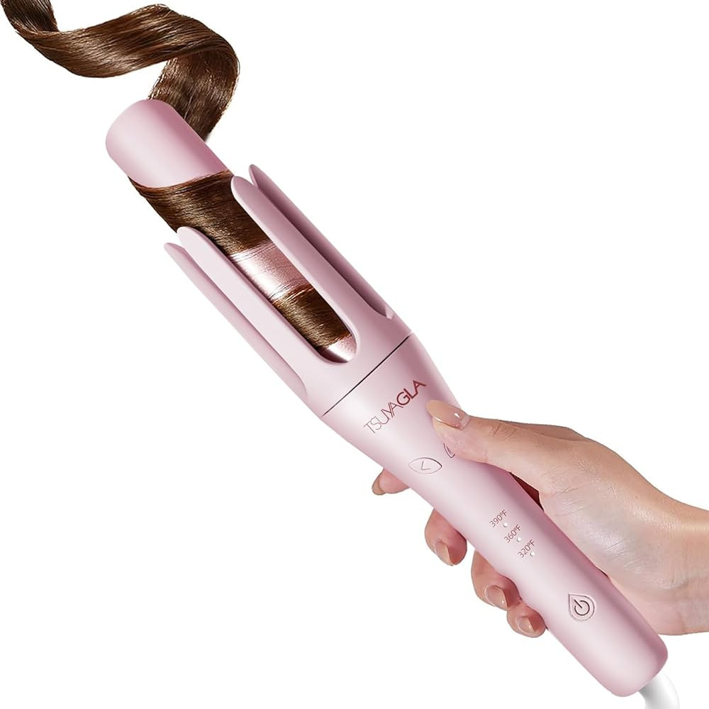 Automatic Curling Iron,1 1/4 Hair Curler with 3 Temperatures, 10S Fast Heating, 2-Way Rotation, 3... | Amazon (US)