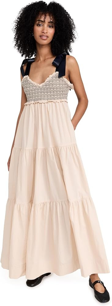 Free People Women's Bluebell Solid Maxi Dress | Amazon (US)