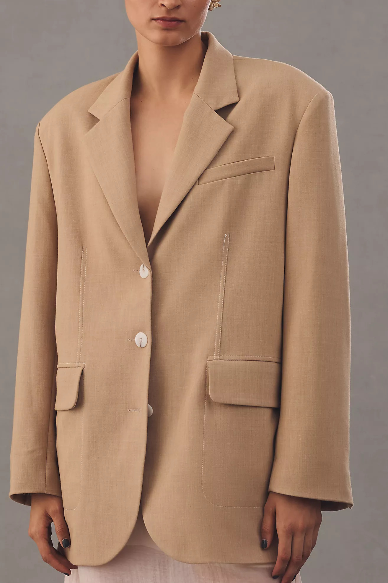 Maeve Oversized Blazer | Anthropologie (US)