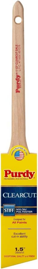 Purdy 144080115 Clearcut Series Dale Angular Trim Paint Brush, 1-1/2 inch, Natural | Amazon (US)