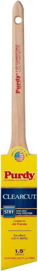 Purdy 144080115 Clearcut Series Dale Angular Trim Paint Brush, 1-1/2 inch, Natural | Amazon (US)