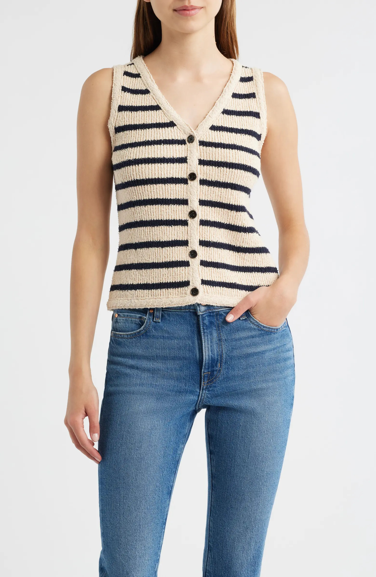 Ivory Navy Stripe | Nordstrom