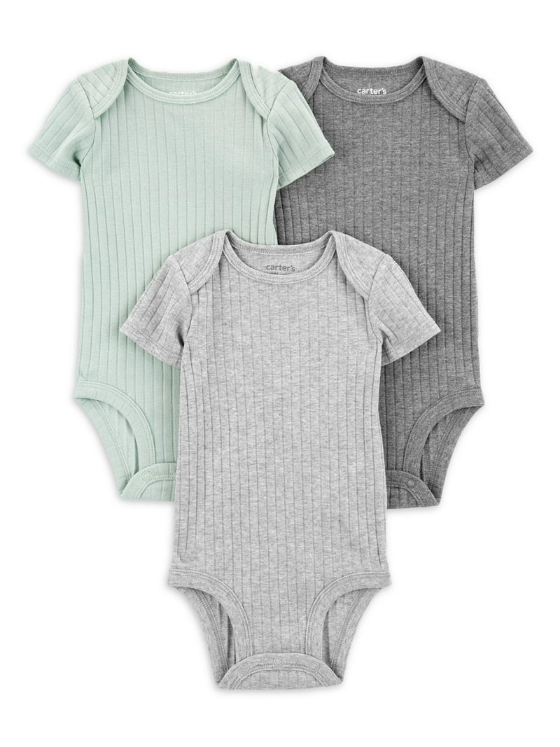 Carter's Child of Mine Baby Boy Bodysuits, 3-Pack, Sizes Preemie-18 Months | Walmart (US)