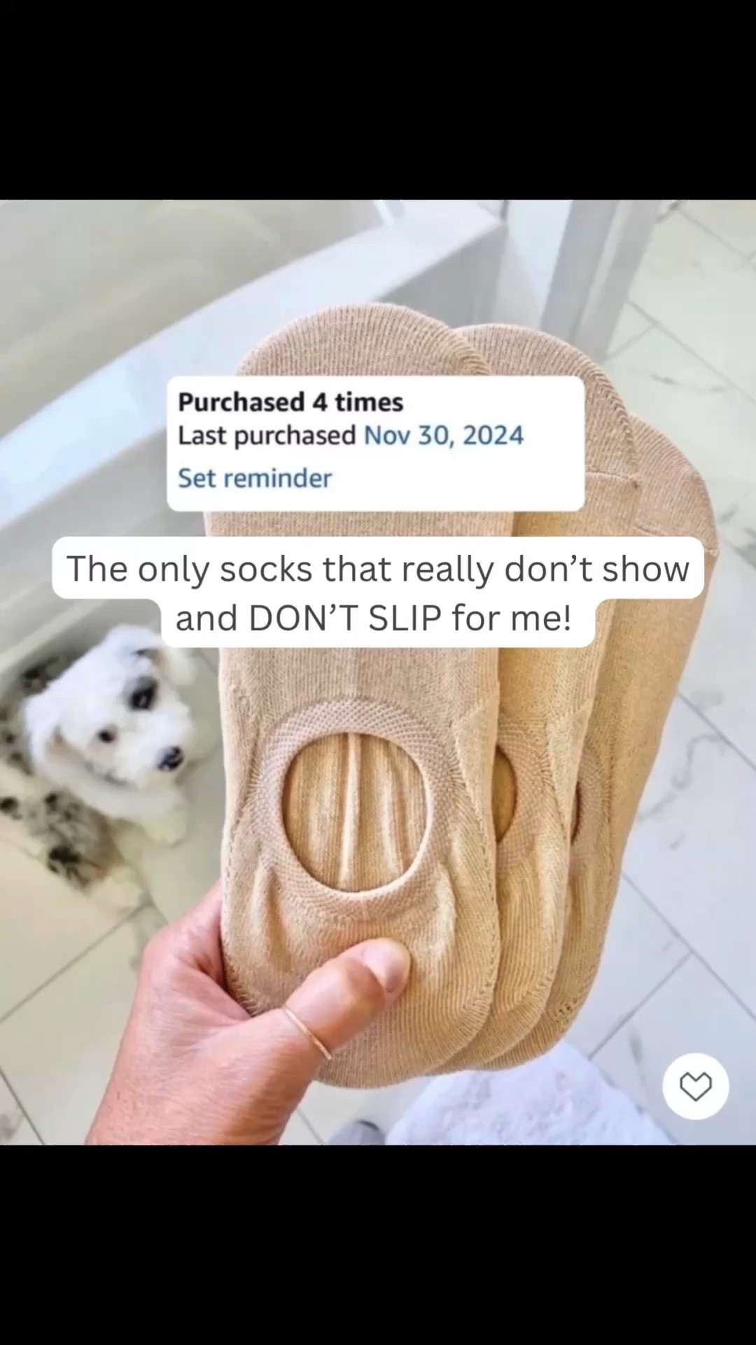 My favorite no slip no show socks!

#LTKFindsUnder50 #LTKShoeCrush #LTKStyleTip

#LTKmomlife #LTKgrwm