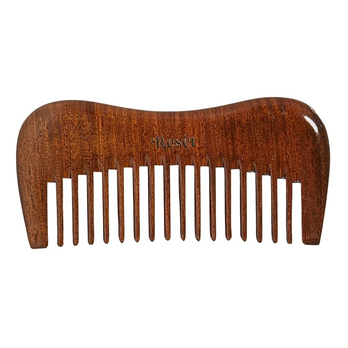 100% Natural Handmade Sandalwood Comb | Soft Wide Tooth Wooden Comb for Wet and Dry Hair | Eco-Fr... | Amazon (US)