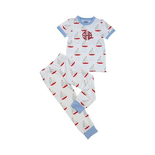 Sailboat Print Pajamas - Shipping Late May | Cecil and Lou