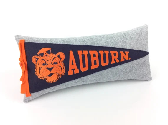 Auburn University Tigers Pennant Pillow Graduation Gift Room - Etsy | Etsy (US)