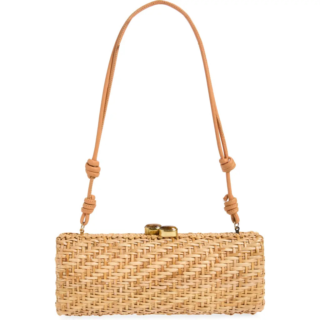 POOLSIDE The Nantucket Clutch in Natural at Nordstrom | Nordstrom
