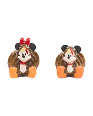 2pk Mickey And Minnie Turkey Salt And Pepper Shakers Set | TJ Maxx