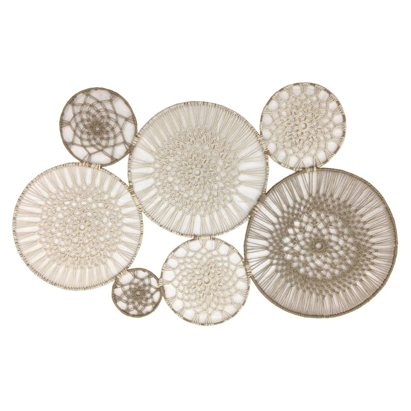 Macrame Centerpiece Wall Art, 47x30 | At Home