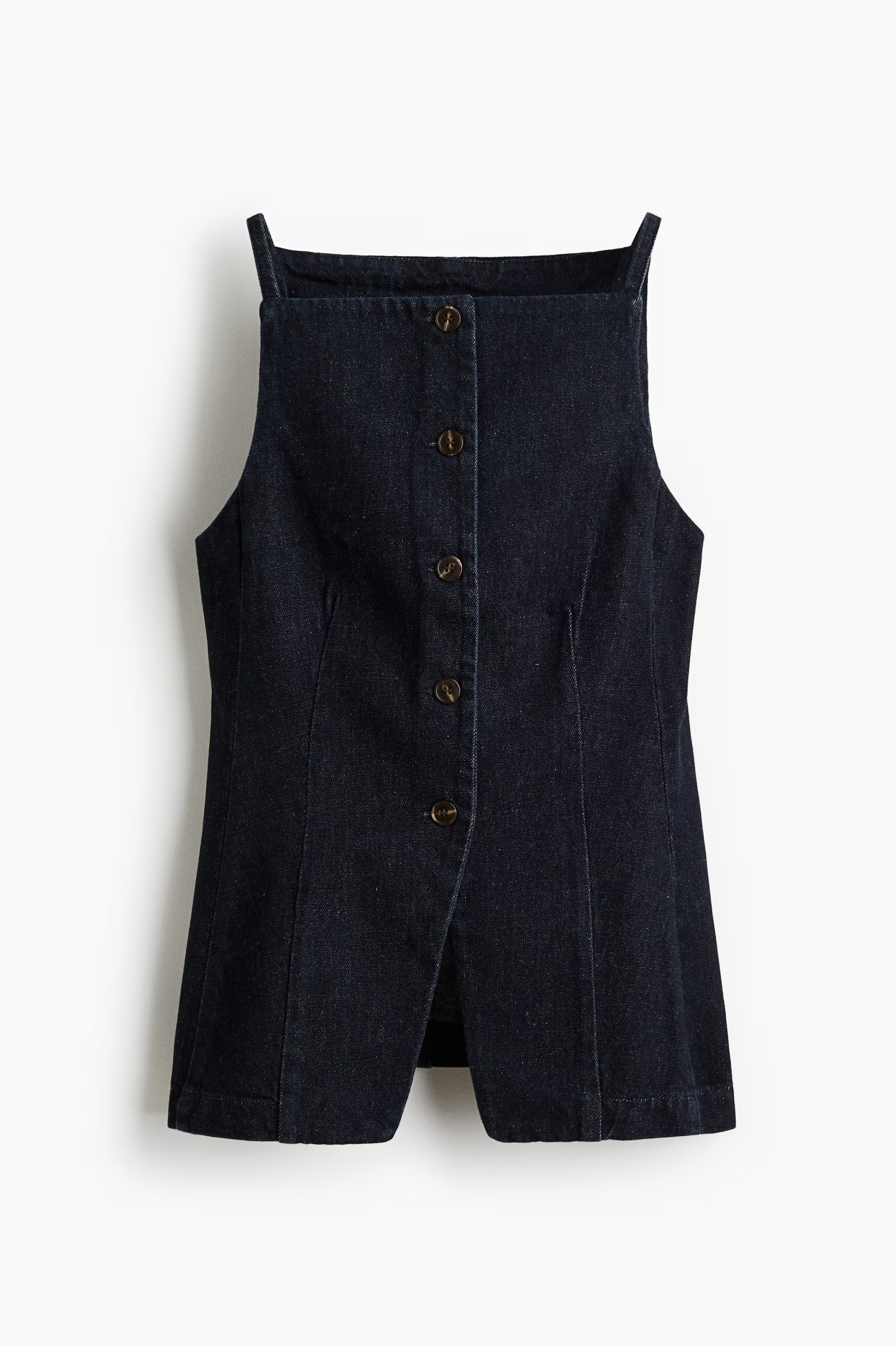 Tailored denim waistcoat | H&M (UK, MY, IN, SG, PH, TW, HK)