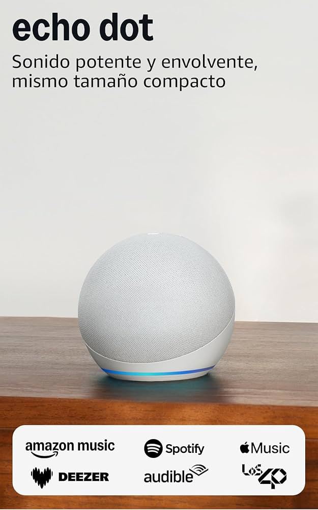 Echo Dot (Última generación) | Altavoz inteligente wifi y Bluetooth con Alexa, con sonido más ... | Amazon (ES)