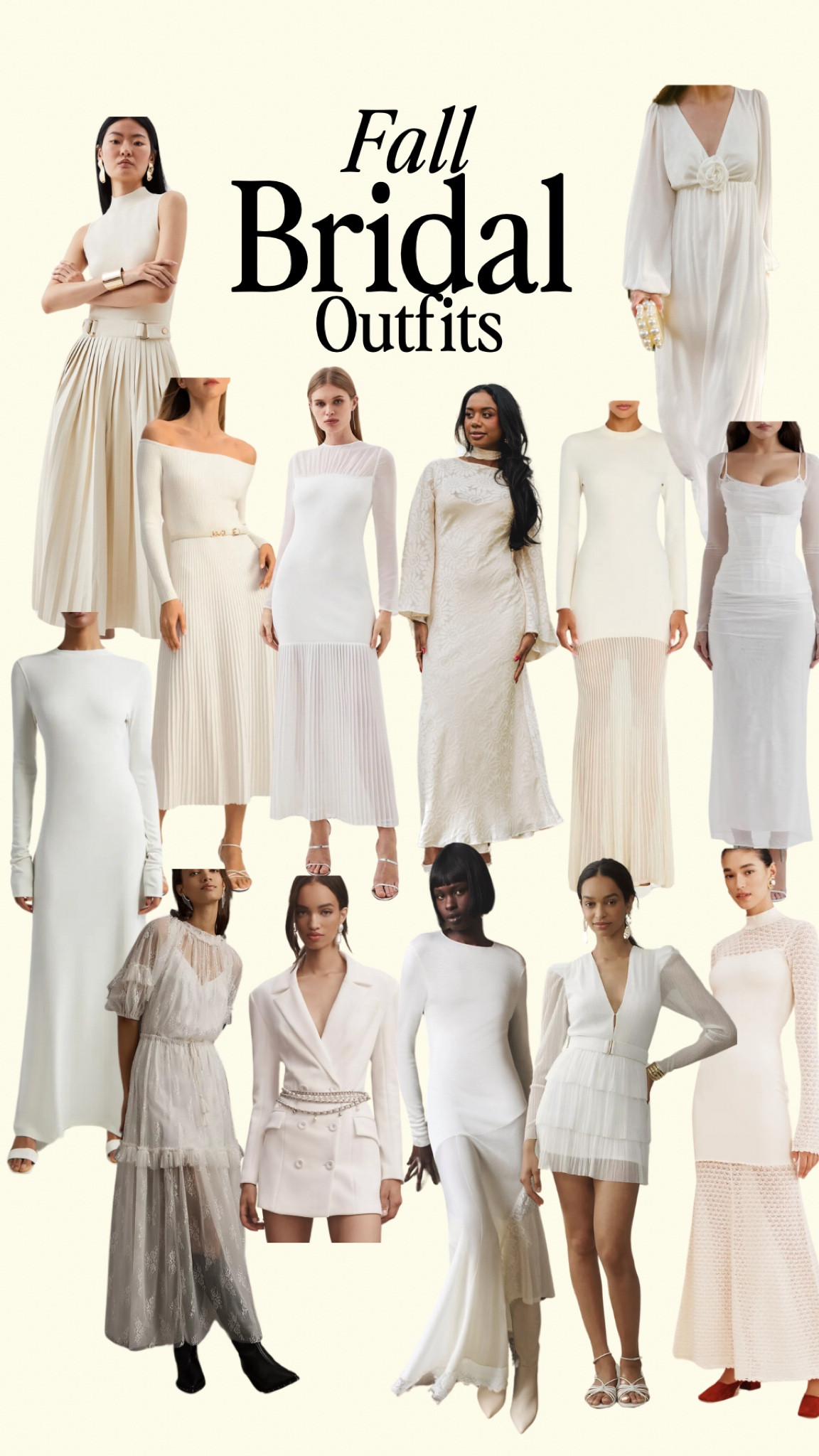 Fall Bridal Outfits for your engagement, shower, rehersal, luncheons, celebrations or just because 💕