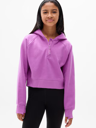 Athleta Girl All Day Half Zip Hoodie | Athleta