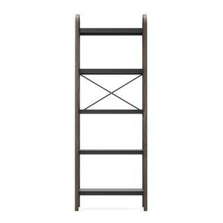 Umbra Bellwood Black / Walnut Freestand Shelf 5-Tier | The Home Depot