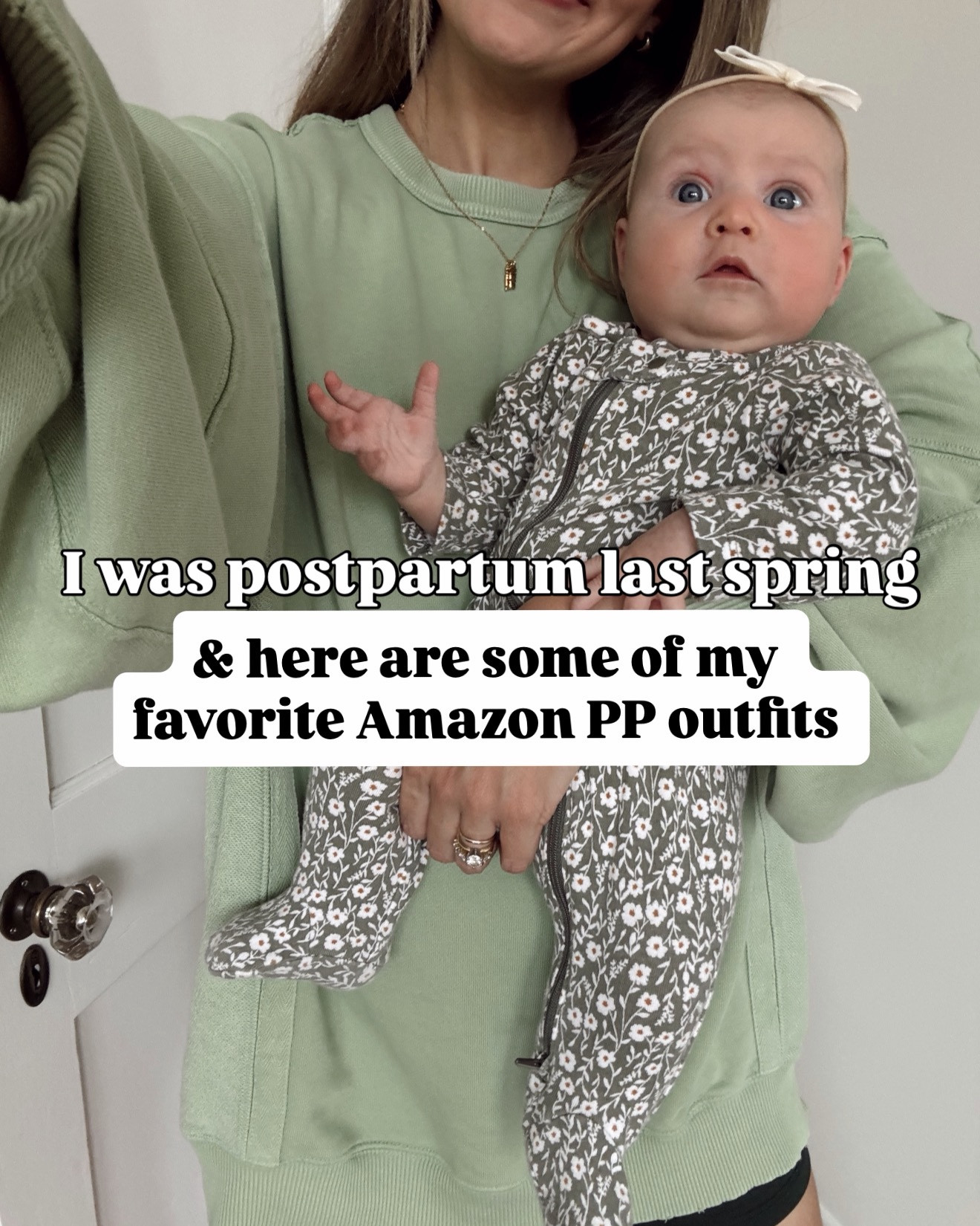 Spring postpartum mom outfit ideas 


#LTKootd #LTKBaby #LTKmomlife