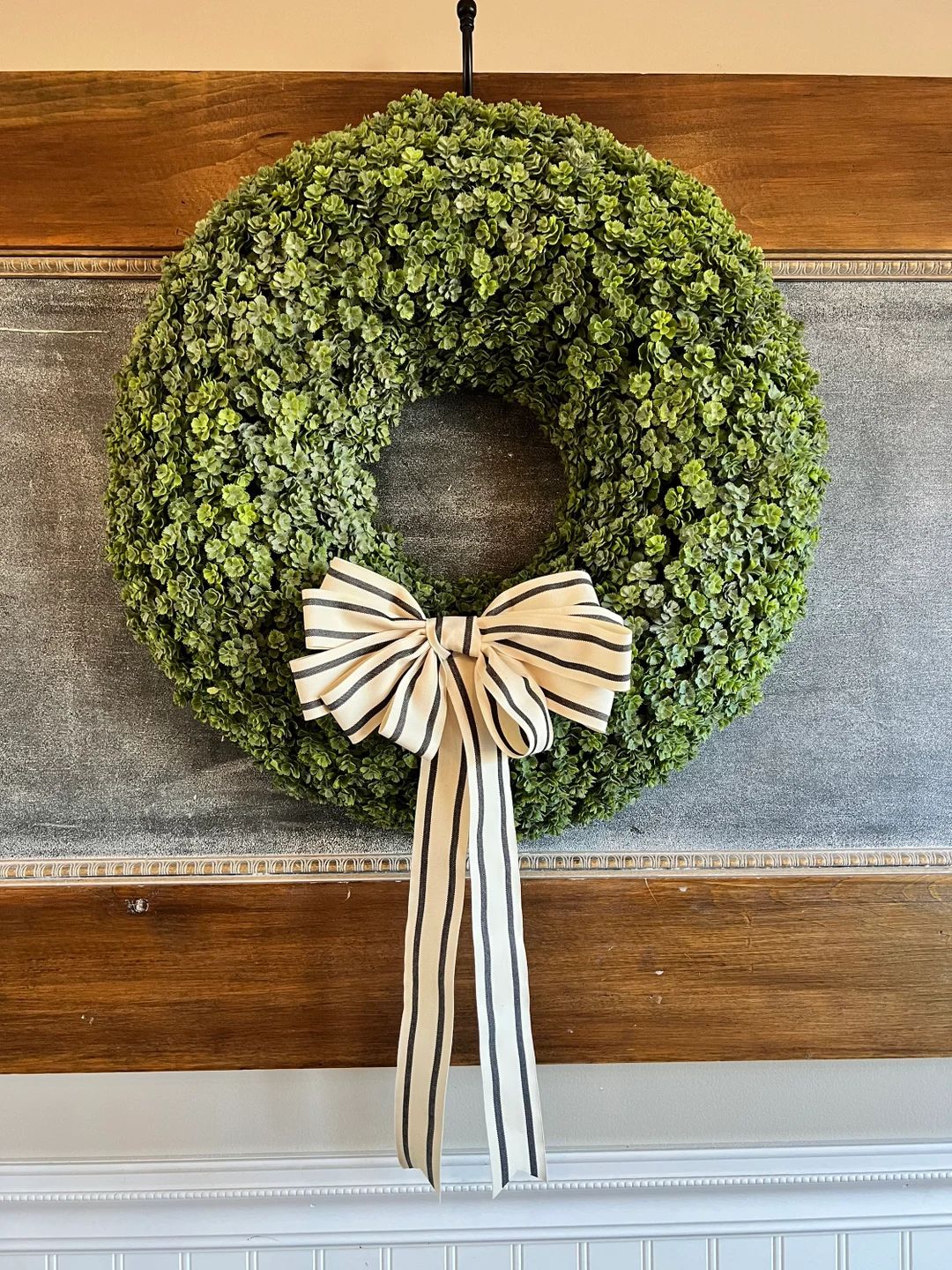 Real Touch Artificial Sedum Wreath | Etsy (US)