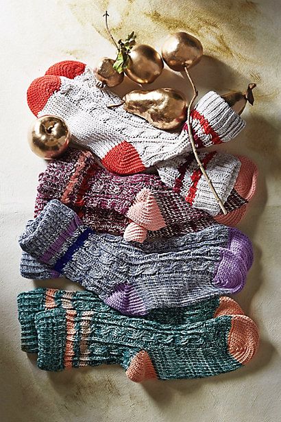 Varsity Knit Socks | Anthropologie (US)