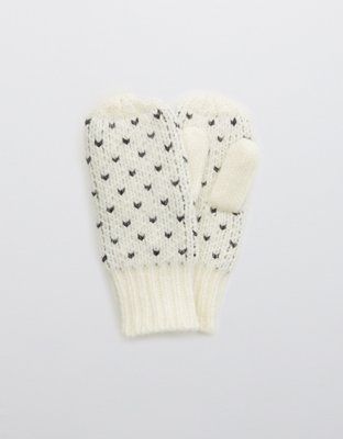 Aerie Jacquard Mittens | American Eagle Outfitters (US & CA)