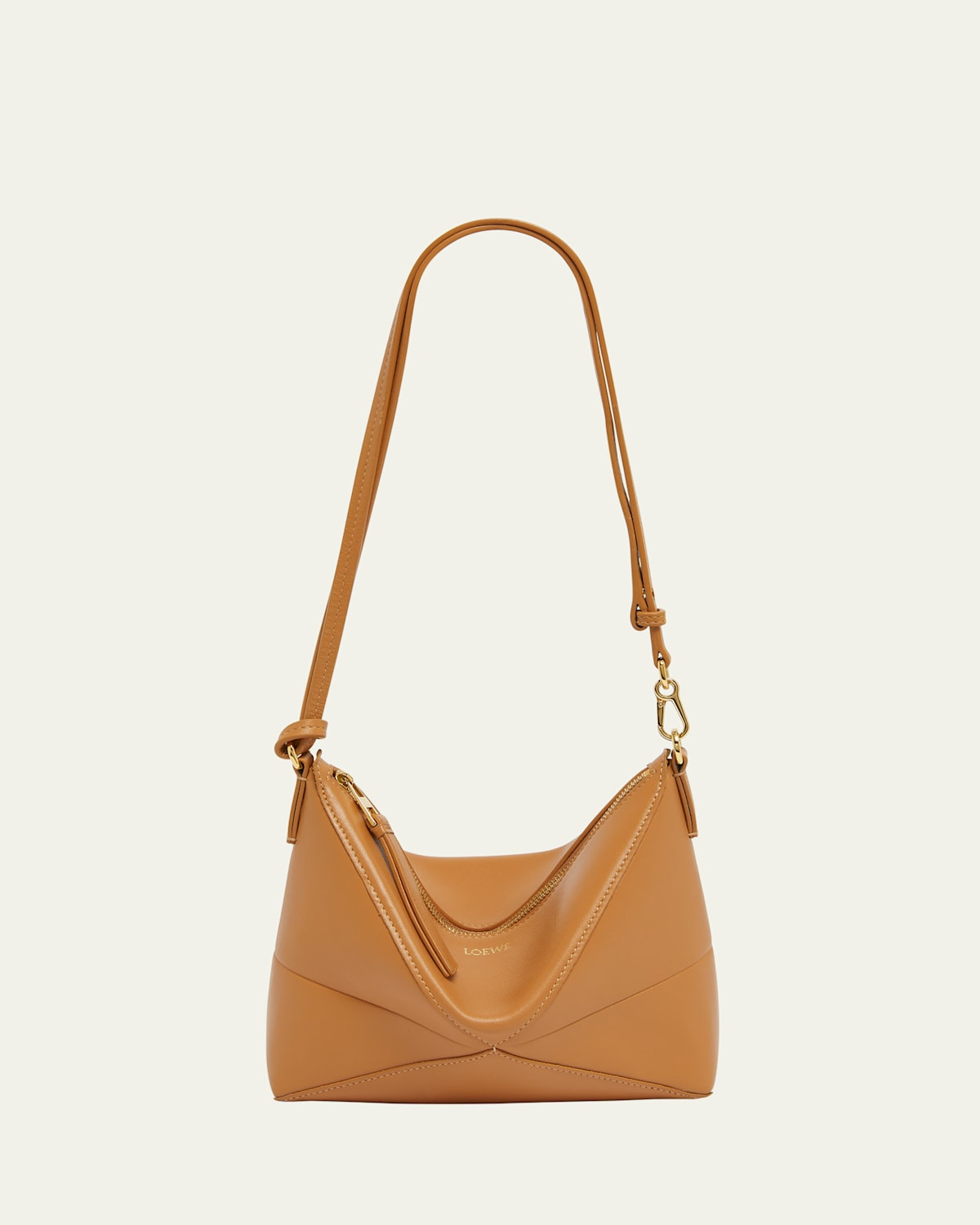 Puzzle Fold Leather Pouch Shoulder Bag | Bergdorf Goodman
