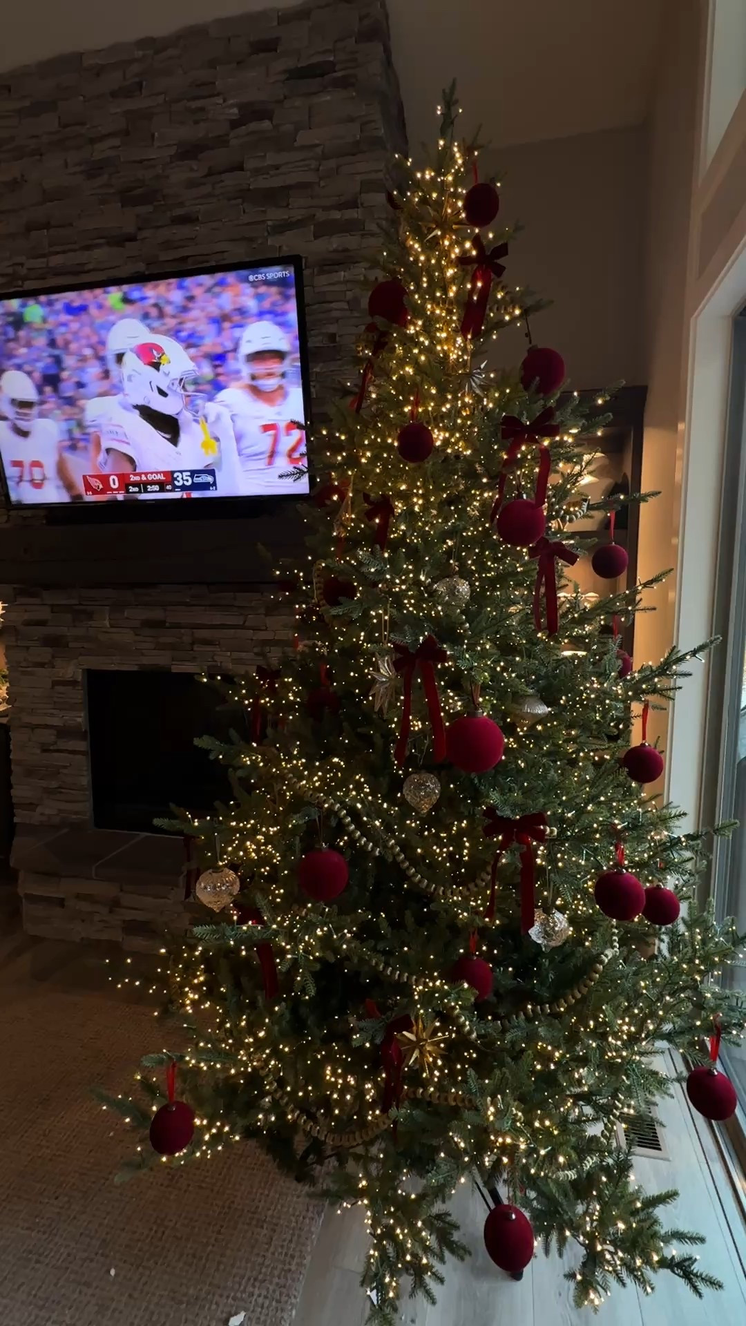 2025 Christmas Tree.
McGee & Co Christmas Tree 
Burgundy Christmas decor. Burgundy ribbons. Christmas tree ornaments.

#LTKSeasonal #LTKHoliday #LTKHome