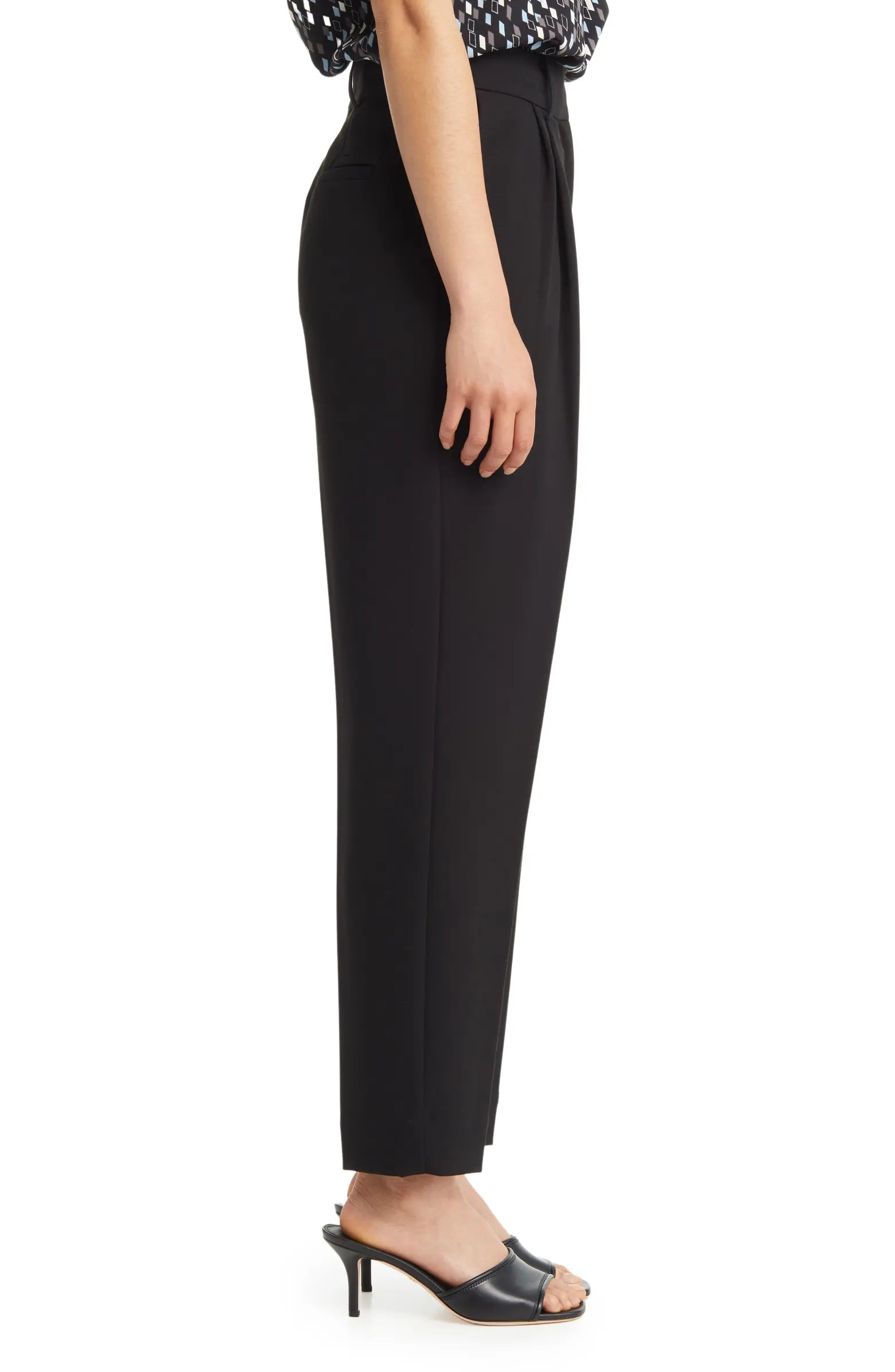 Double Pleat High Waist Pants | Nordstrom